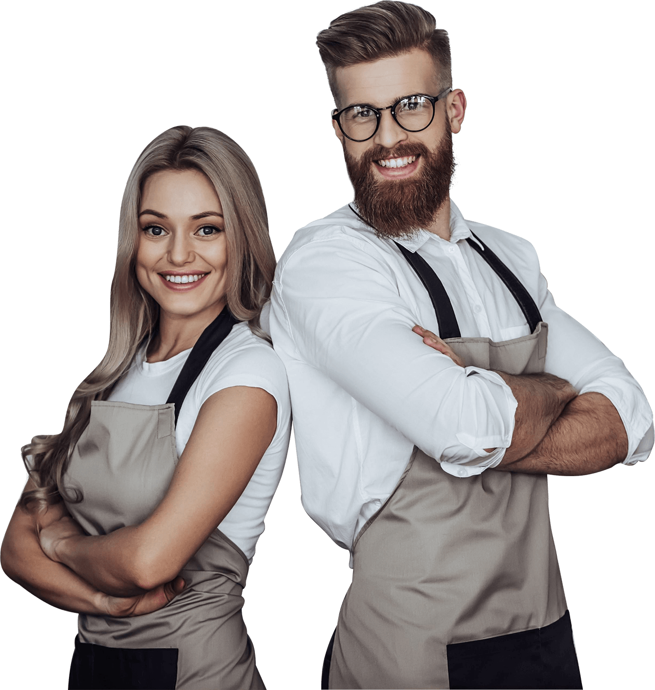 Restaurant staff enjoying FoodHero benefits